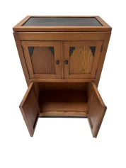 Art Deco Amsterdamse School Cabinet with Four Doors, 1930s